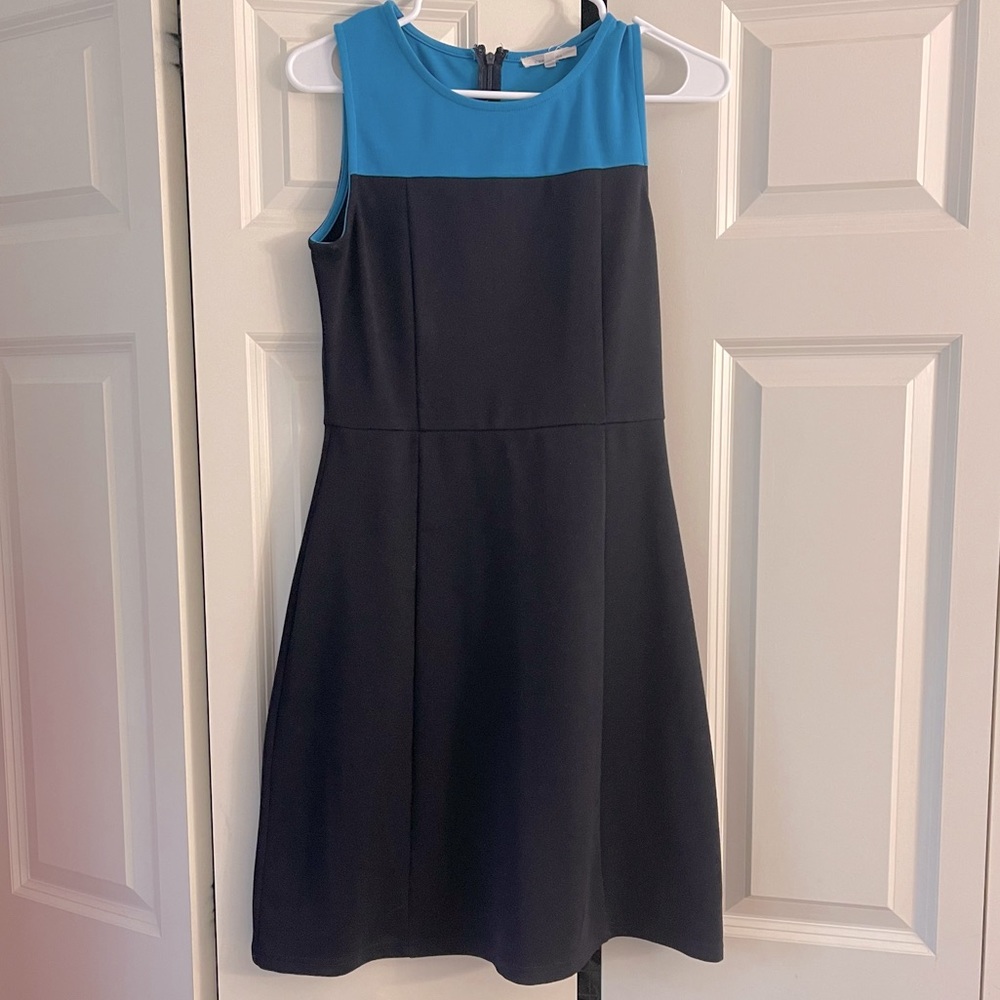 Navy and Light Blue dress